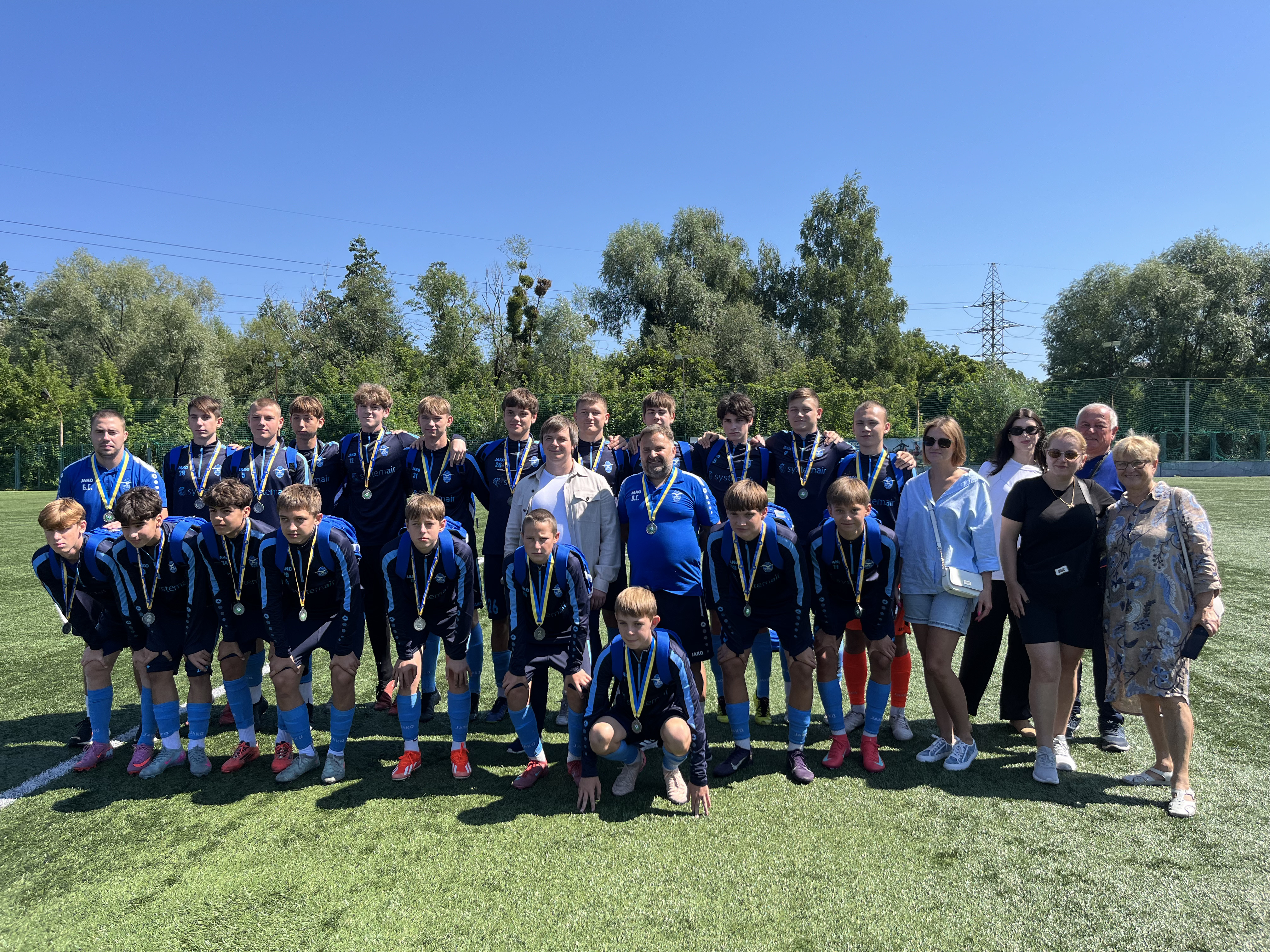 ФК «Чайка Вишгород» U-15 срібні призери Вищої ліги  Чемпіонату м. Києва